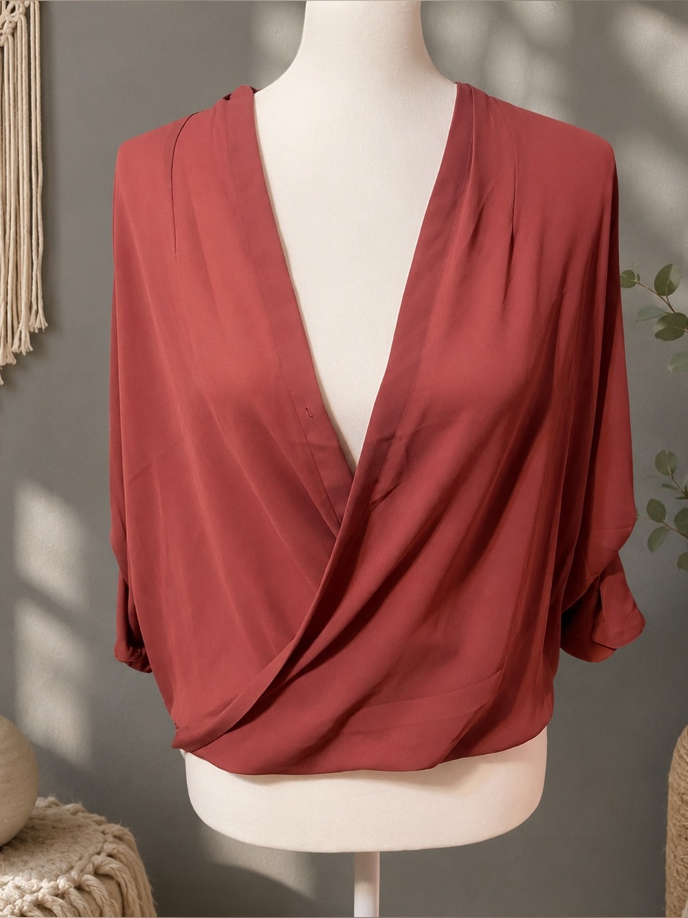 New York & Company Mauve Blouse